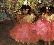 Edgar Degas Dancers in Pink_f France oil painting reproduction